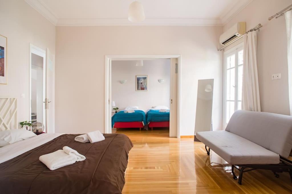 Апартаменты Splendid Full 5Bdr/3Bath/2Kitchens Mansion In Ath Афины Экстерьер фото